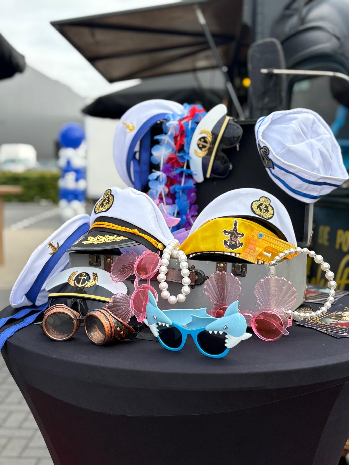 Props op thema bij photobooth verhuur in Zaanstad en Noord-Holland